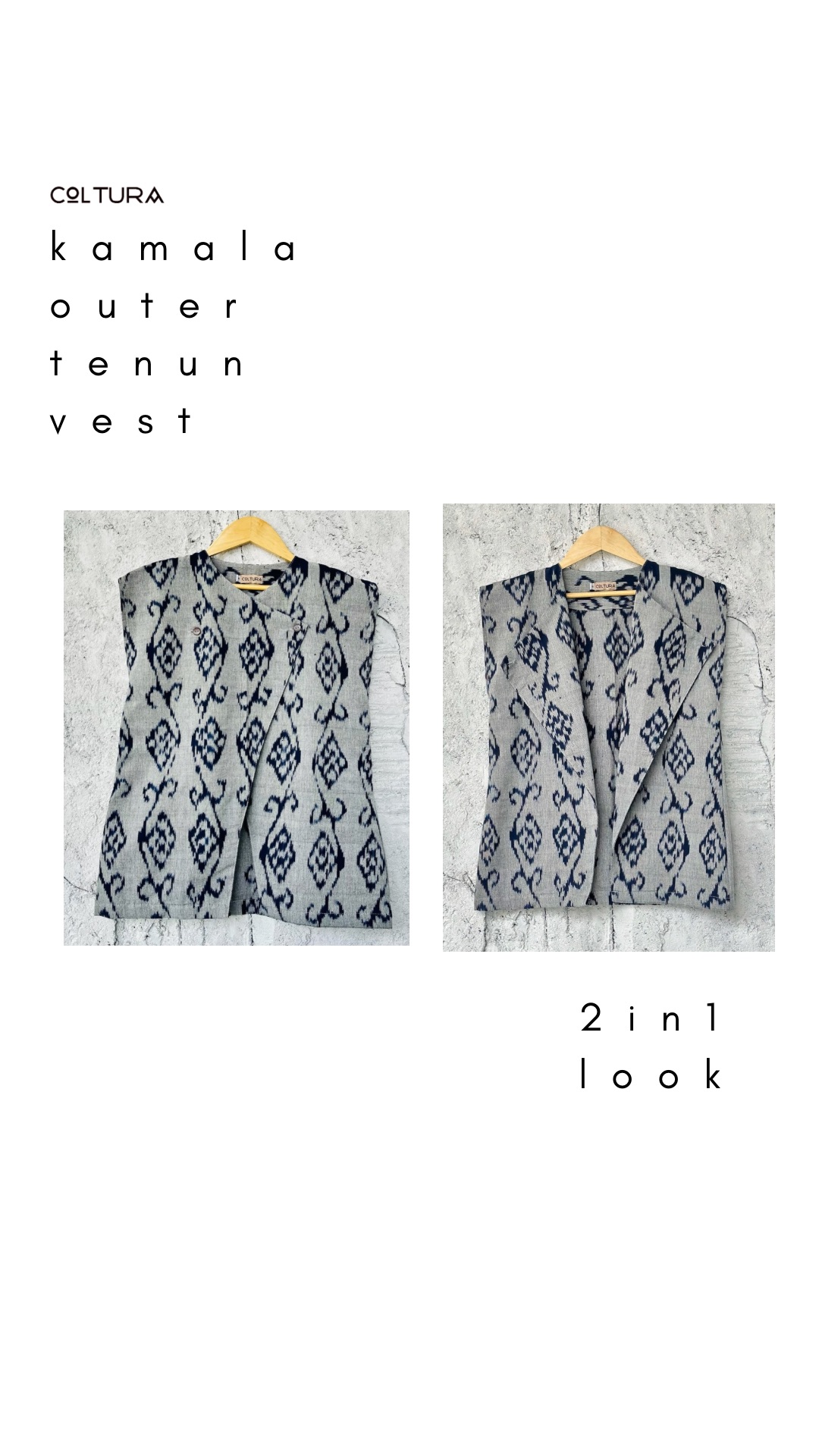Kamala Tenun Vest 9