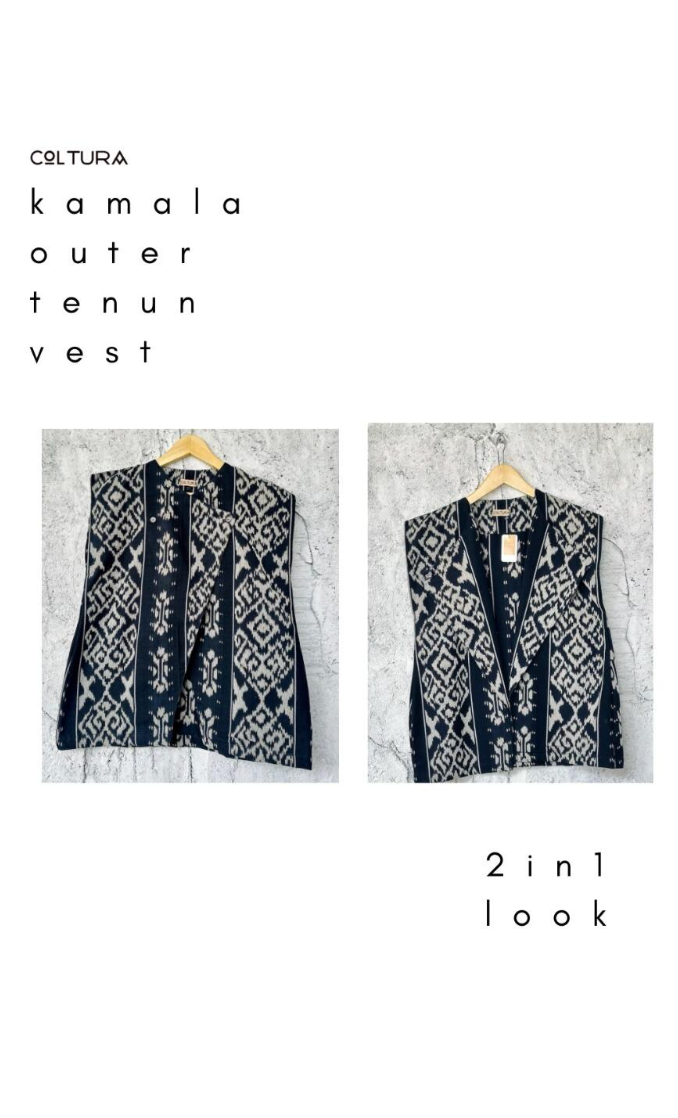 Kamala Tenun Vest 1