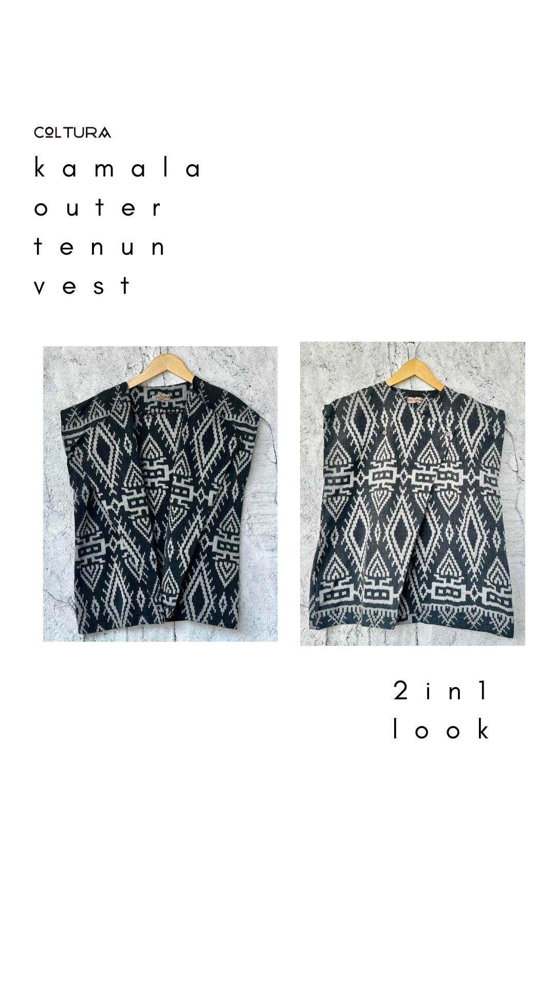 Kamala Tenun Vest 6