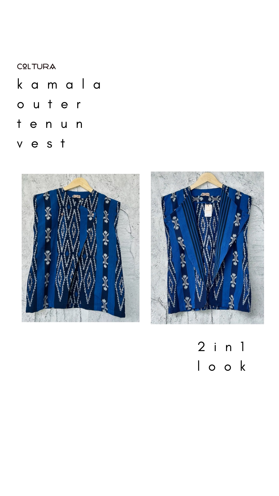 Kamala Tenun Vest 8