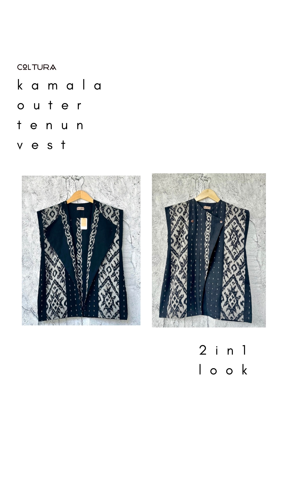 Kamala Tenun Vest 7