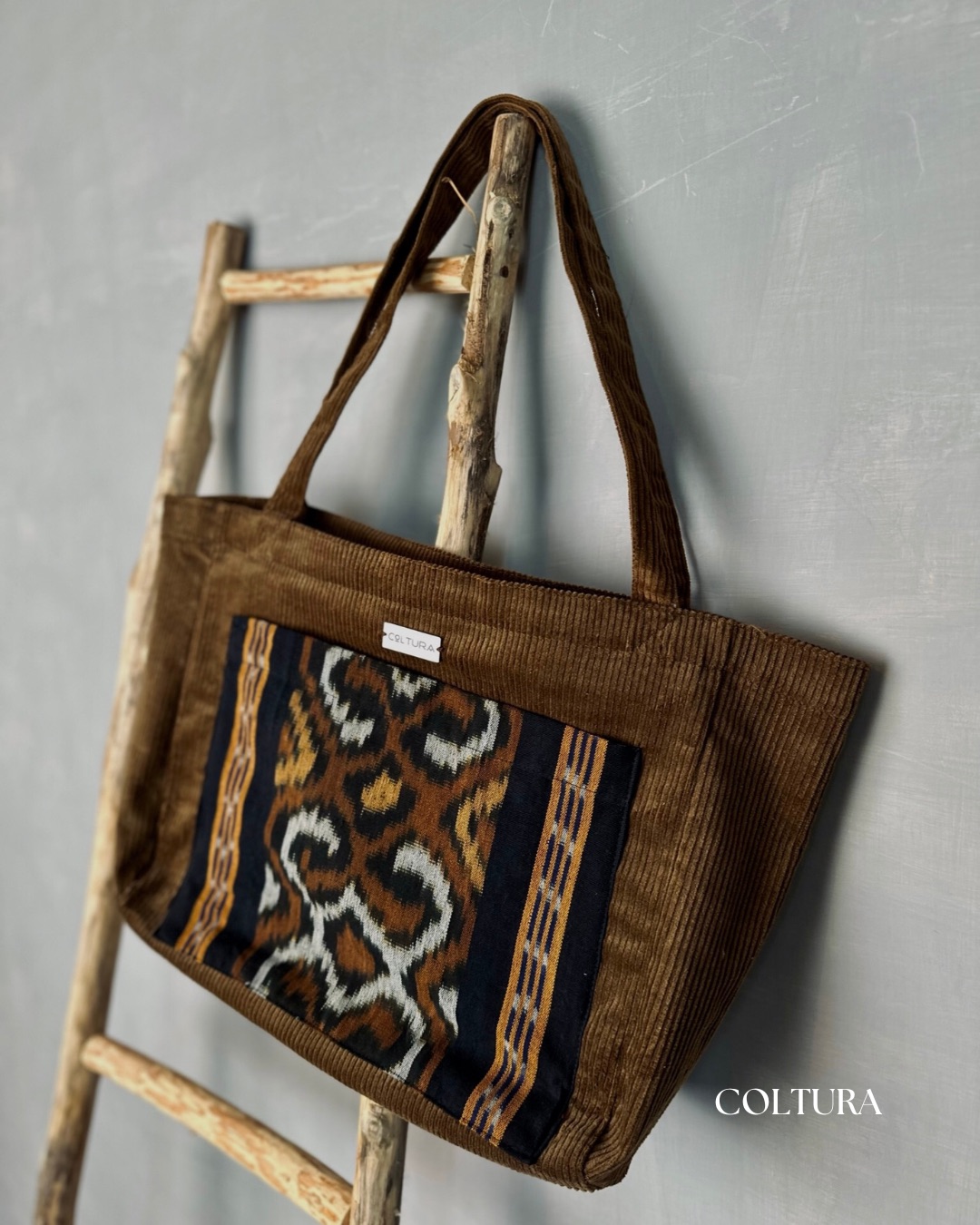 Tenun Totebag - Brown