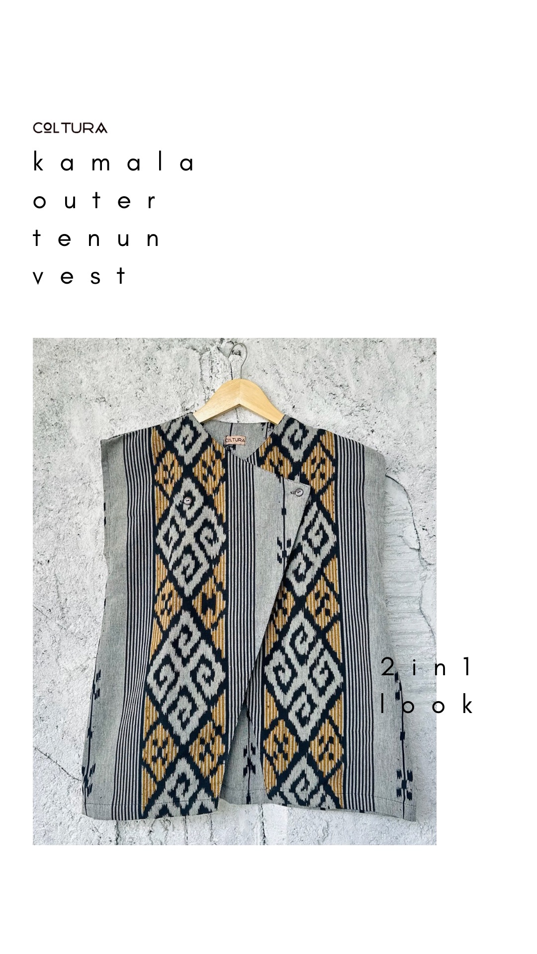 Kamala Tenun Vest 10