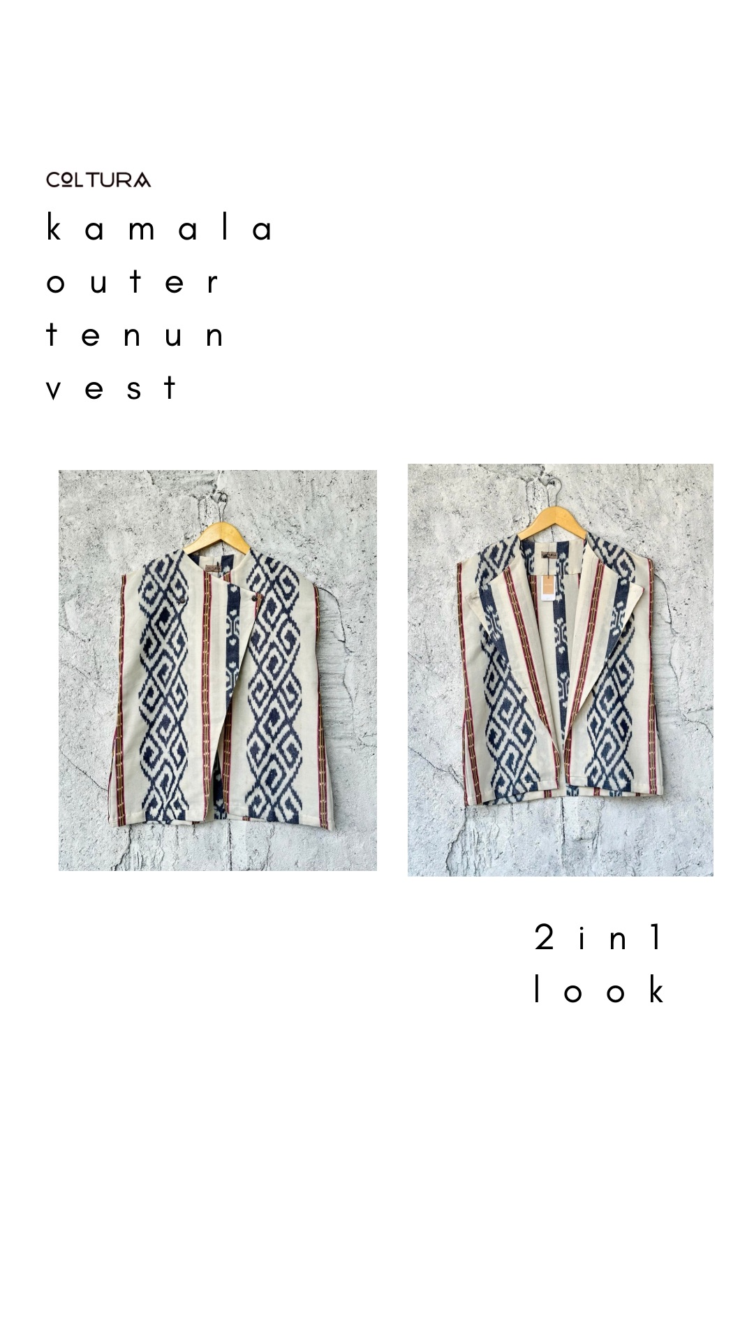 Kamala Tenun Vest 4