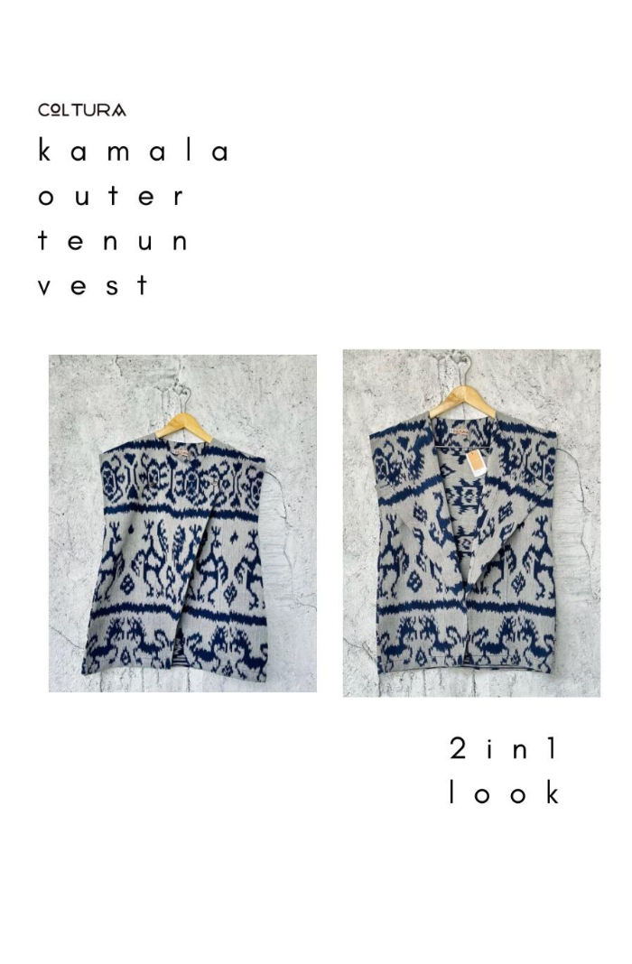 Kamala Tenun Vest 2