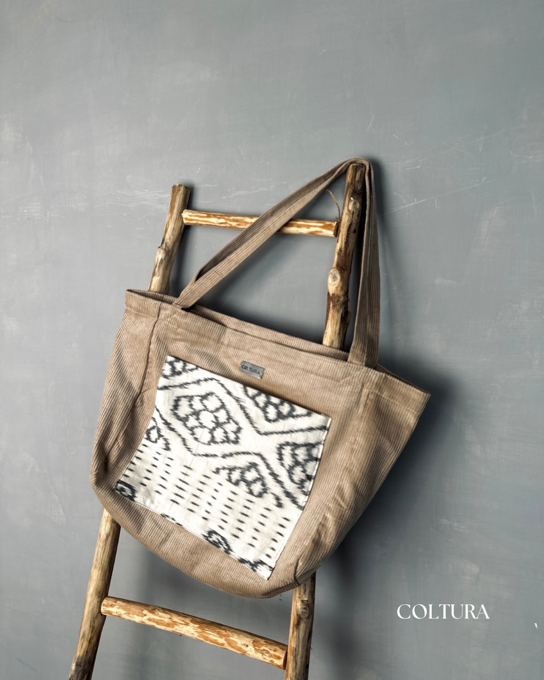 Tenun Totebag - Light Brown